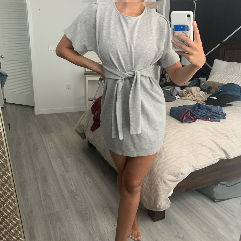 Express Waist tie casual dress